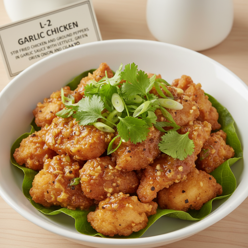 E - 2 GARLIC CHICKEN