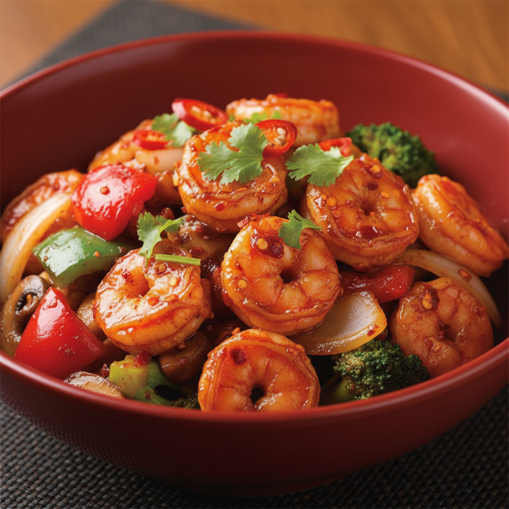 E - 14 SPICY CHILI SHRIMP