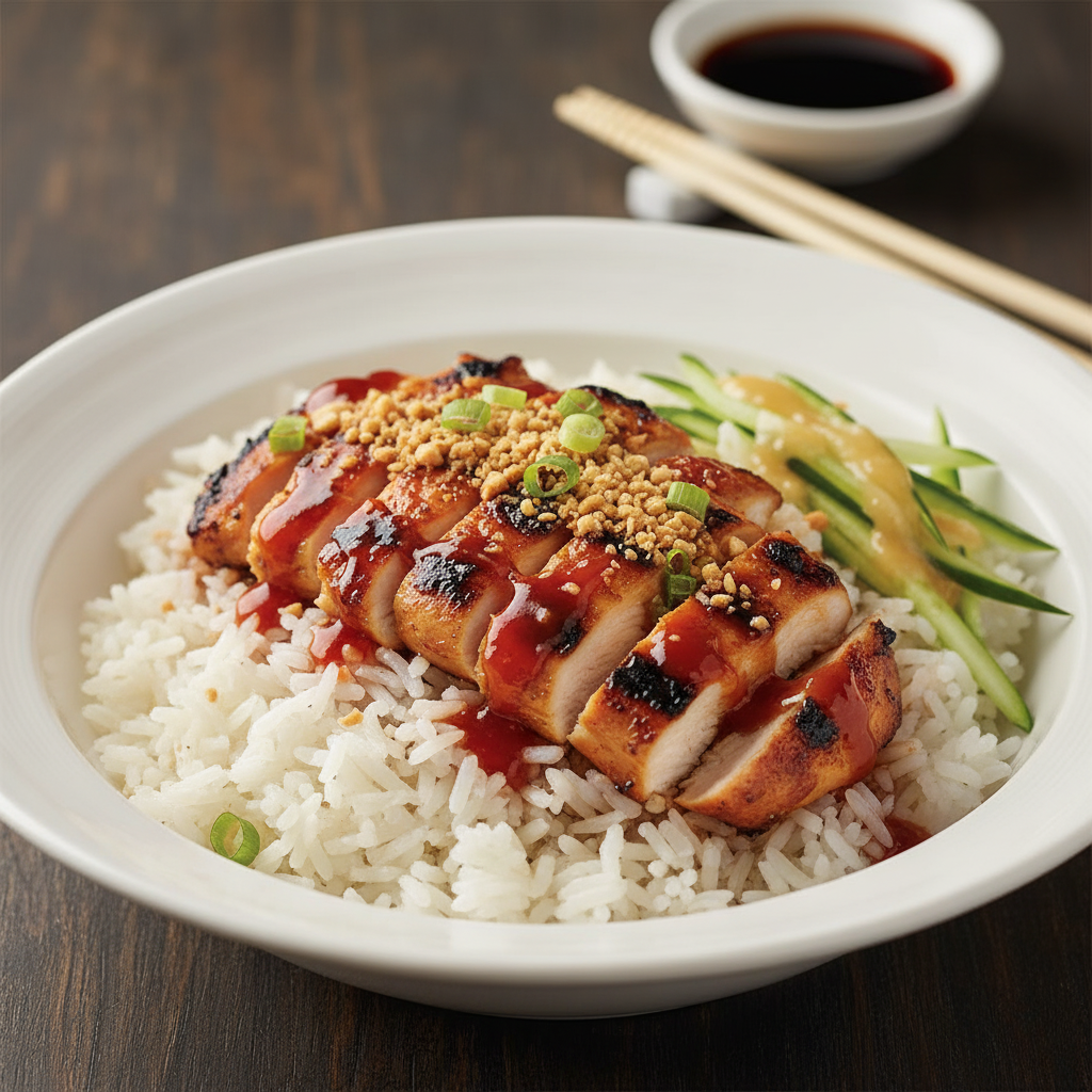 E - 12 HONEY B.B.Q. CHICKEN