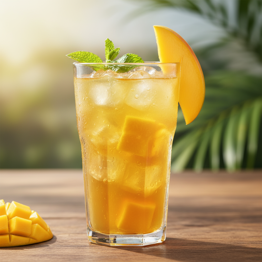 FLAVORED ICED TEA (PEACH, MANGO, RASPBERRY)
