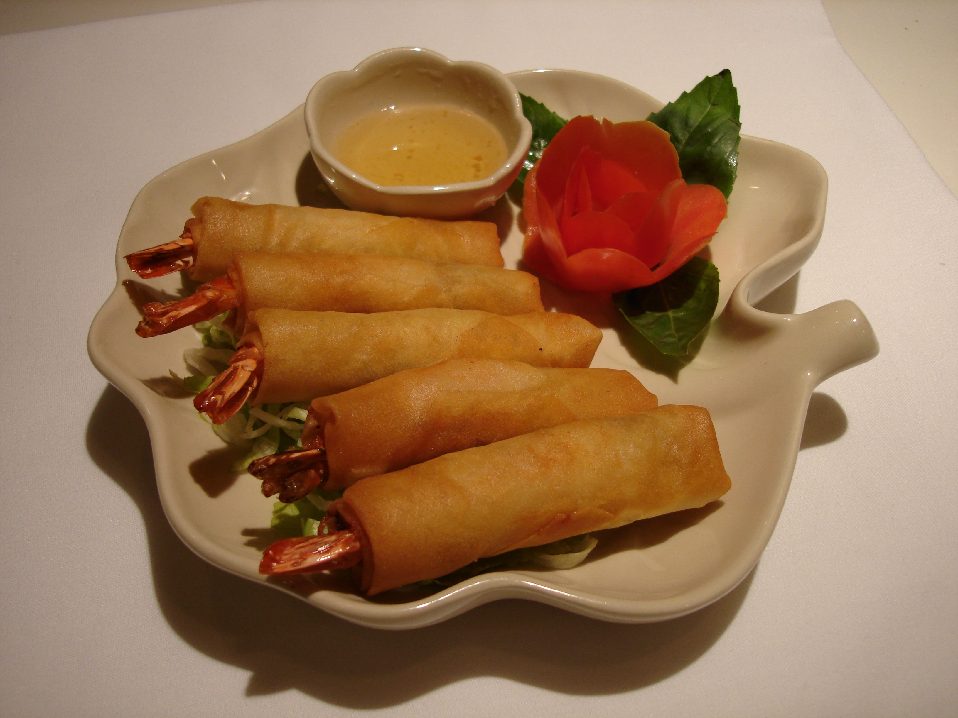 A - 9 SHRIMP ROLLS (5)