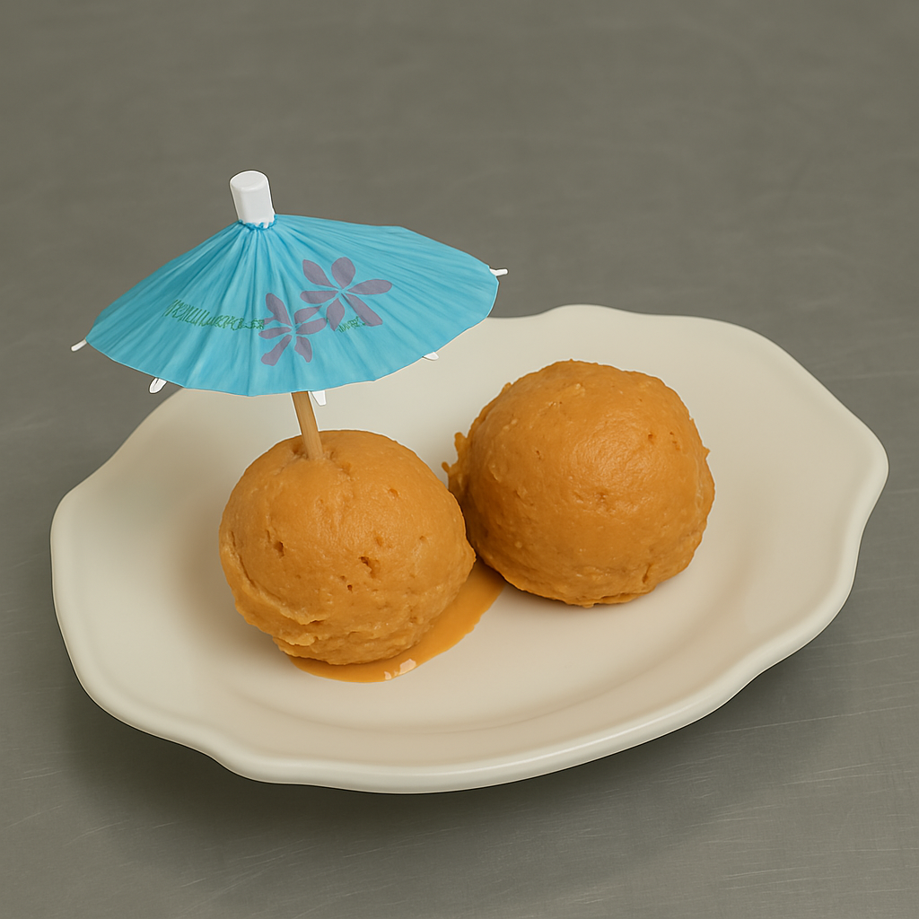 D - 4 HOME-MADE THAI TEA ICE CREAM