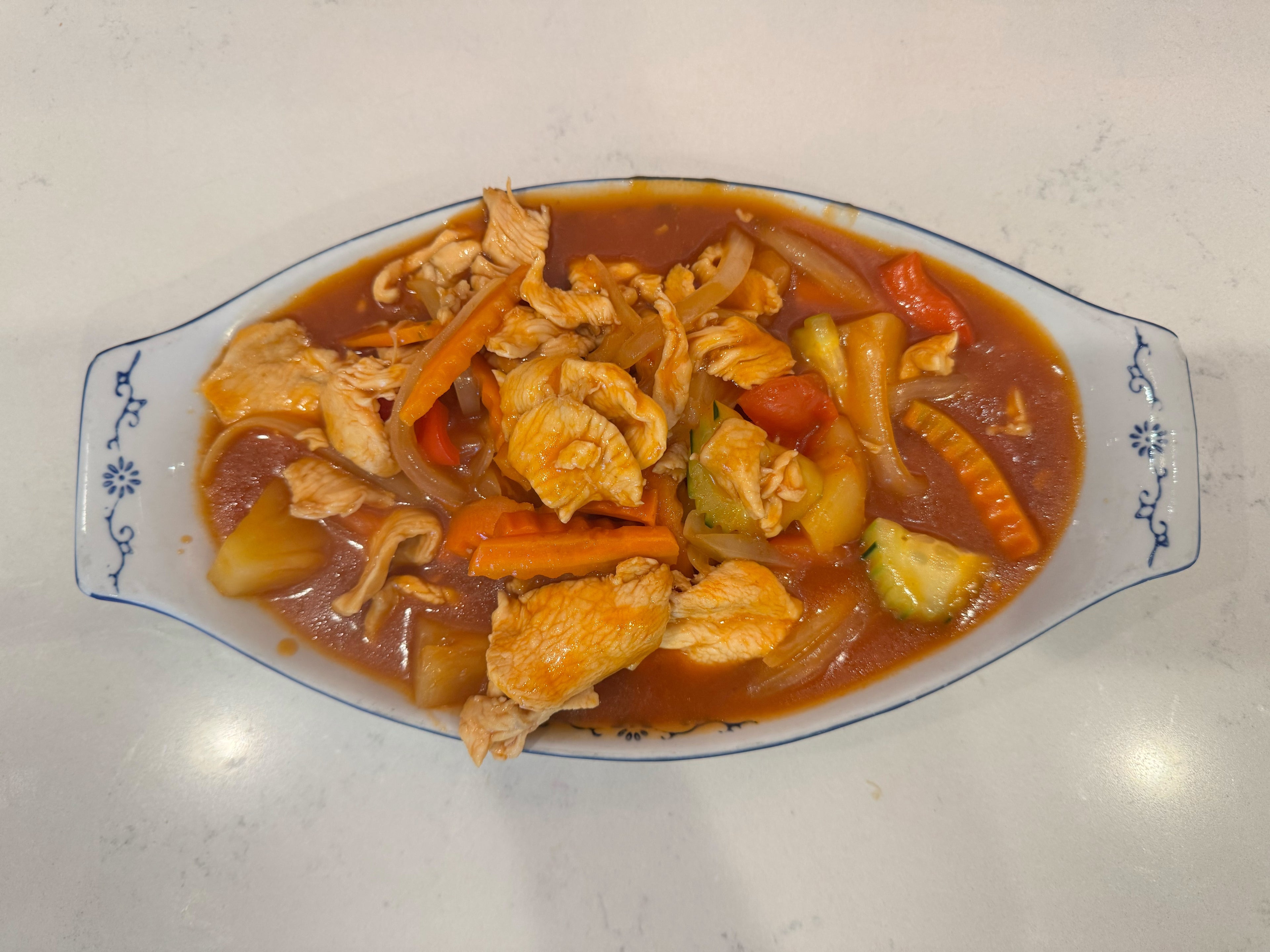 E - 7 SWEET 'N SOUR CHICKEN
