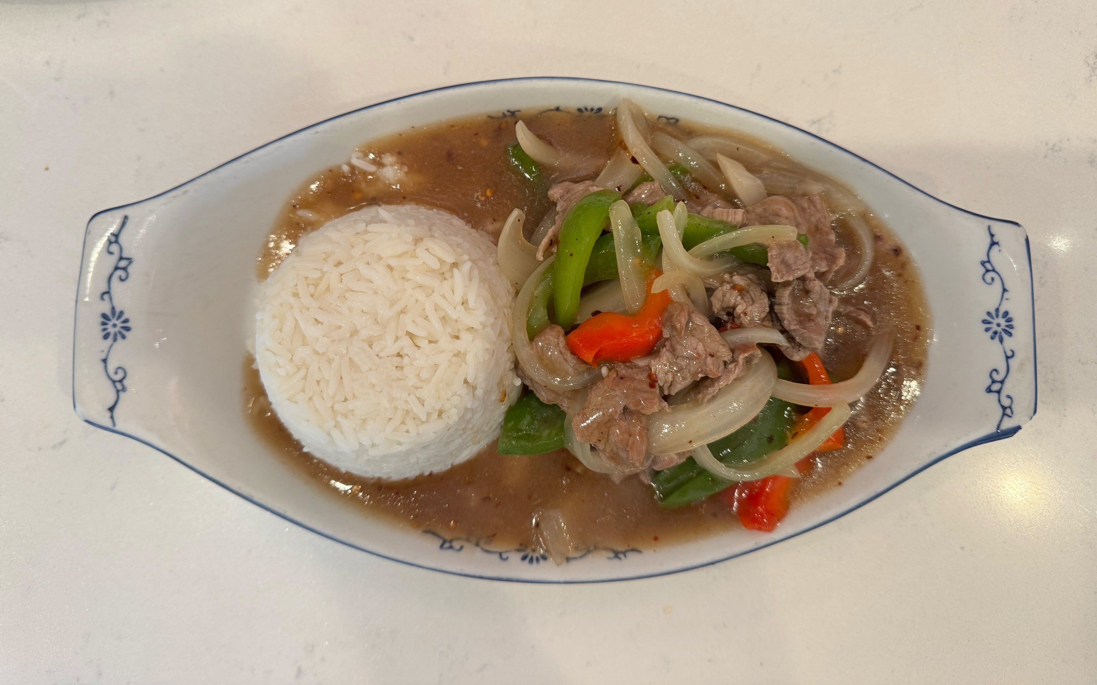 E - 6 PEPPER STEAK