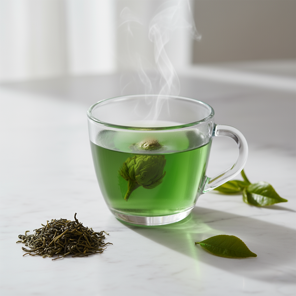 HOT TEA: JASMINE TEA, GREEN TEA, OR GINGER TEA