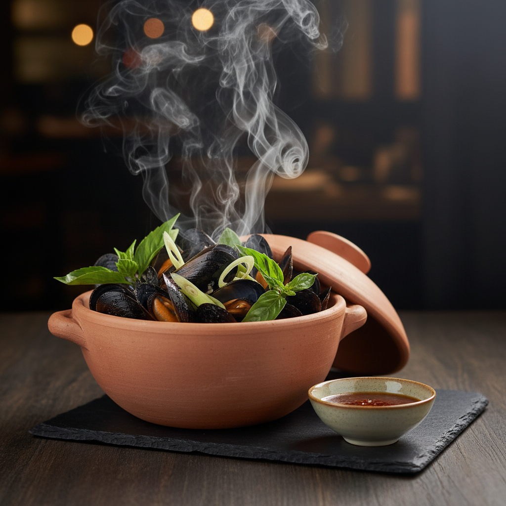 H - 5 MUSSELS CLAYPOT