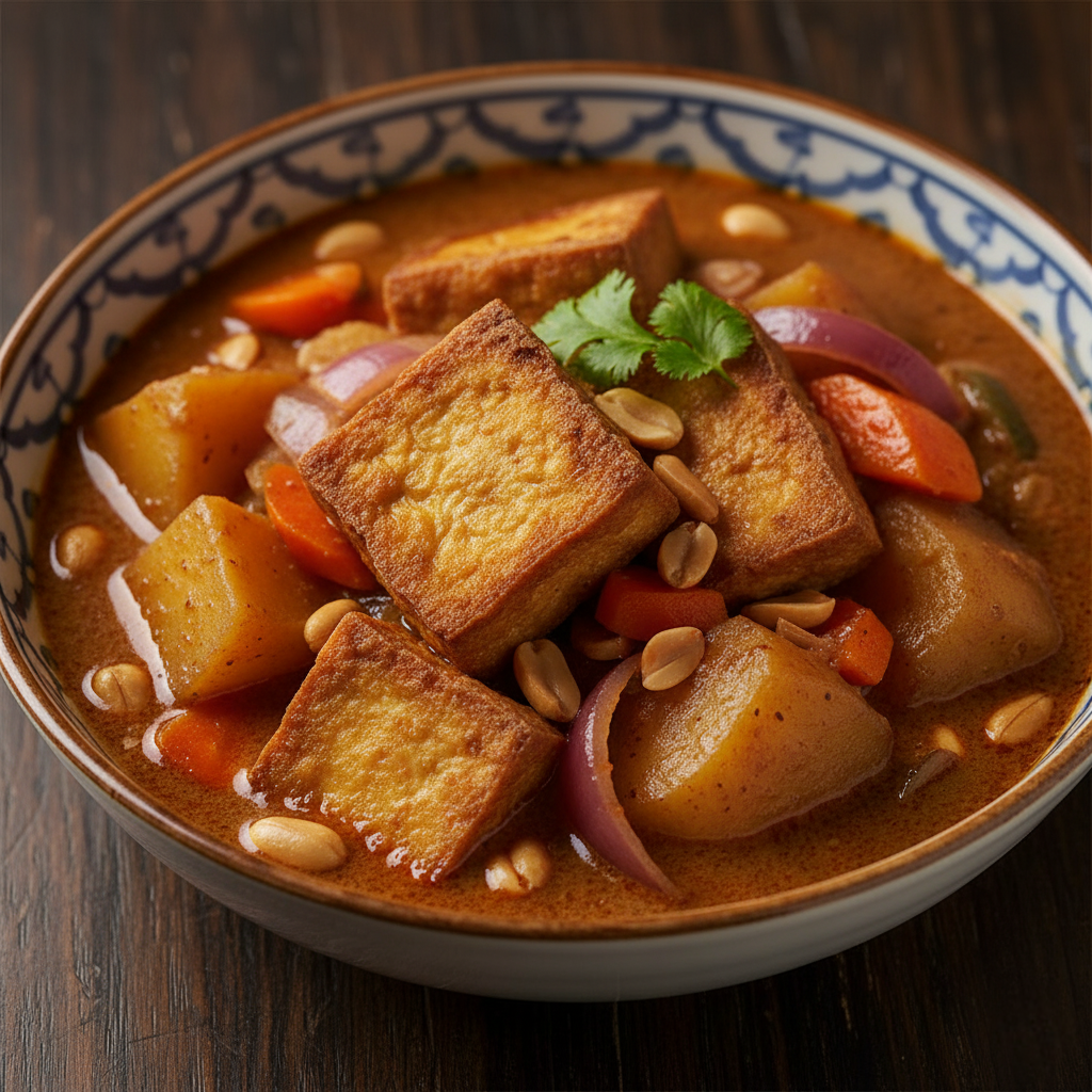 V - 5 MASSAMUN CURRY TOFU 🌶️