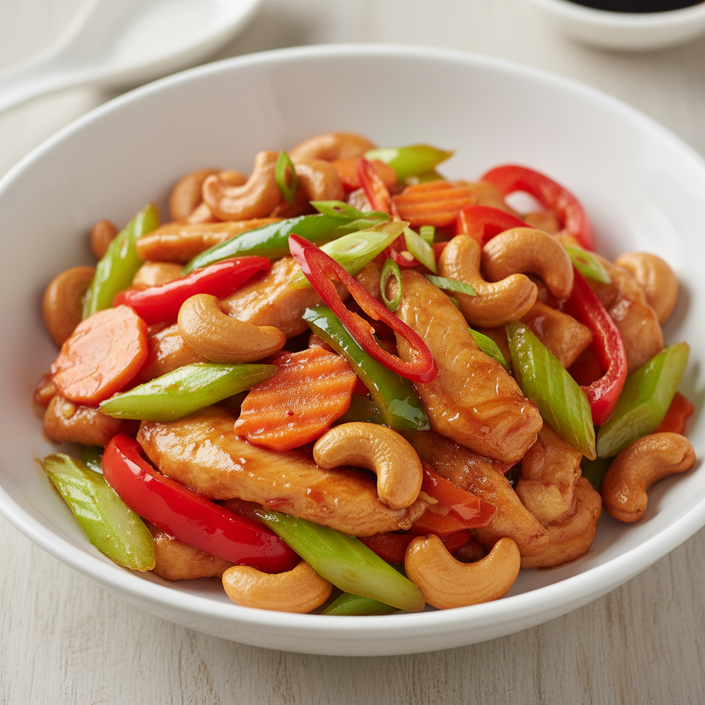E - 4 CASHEW CHICKEN 🌶️