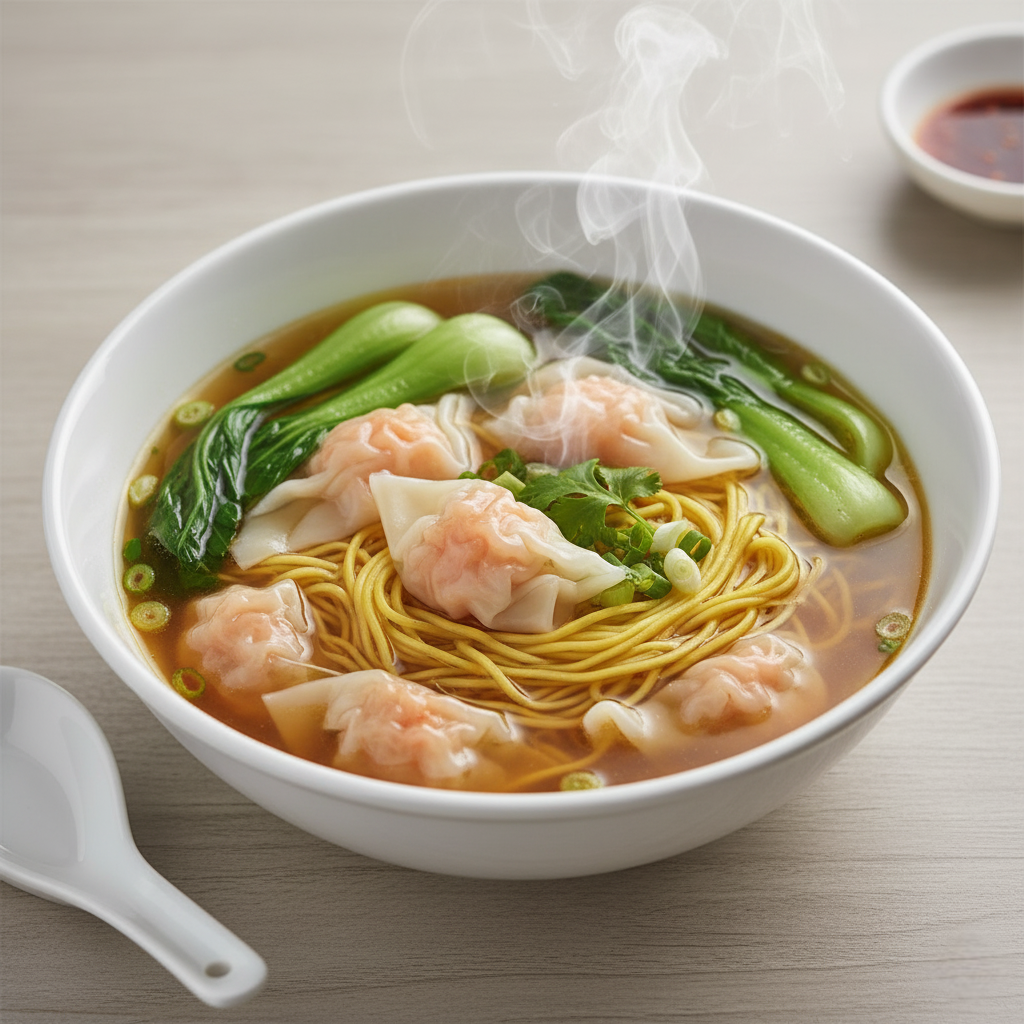 L - 8 SHRIMP WONTON NOODLE SOUP