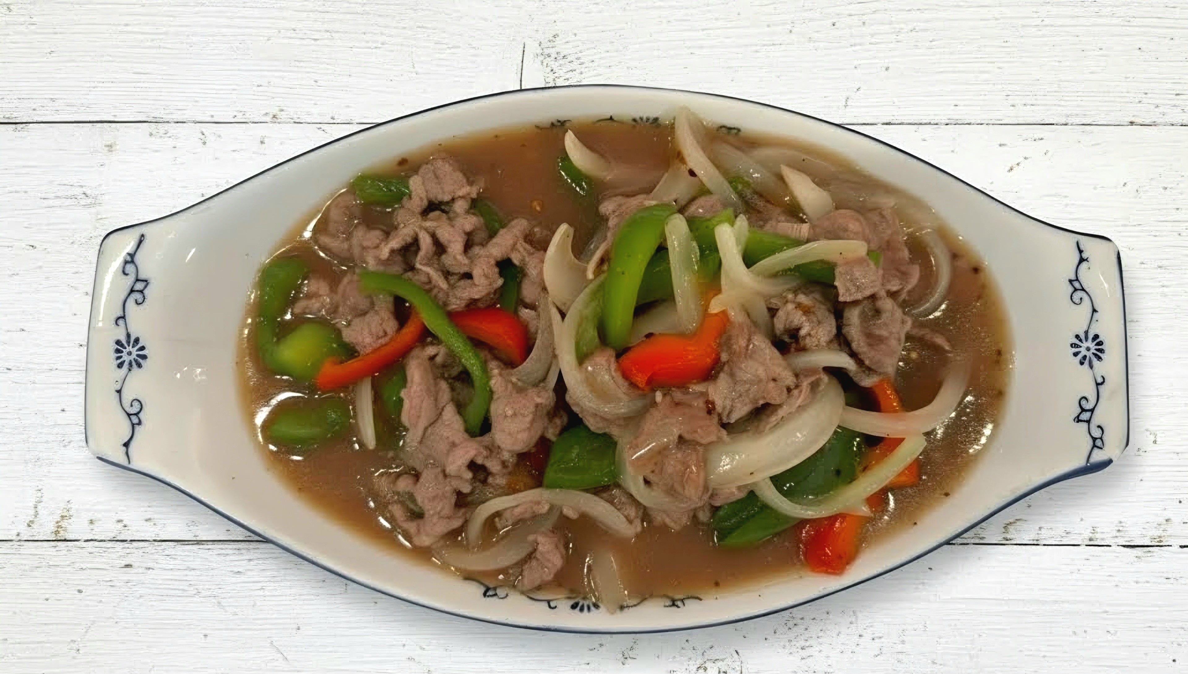 E - 6 PEPPER STEAK