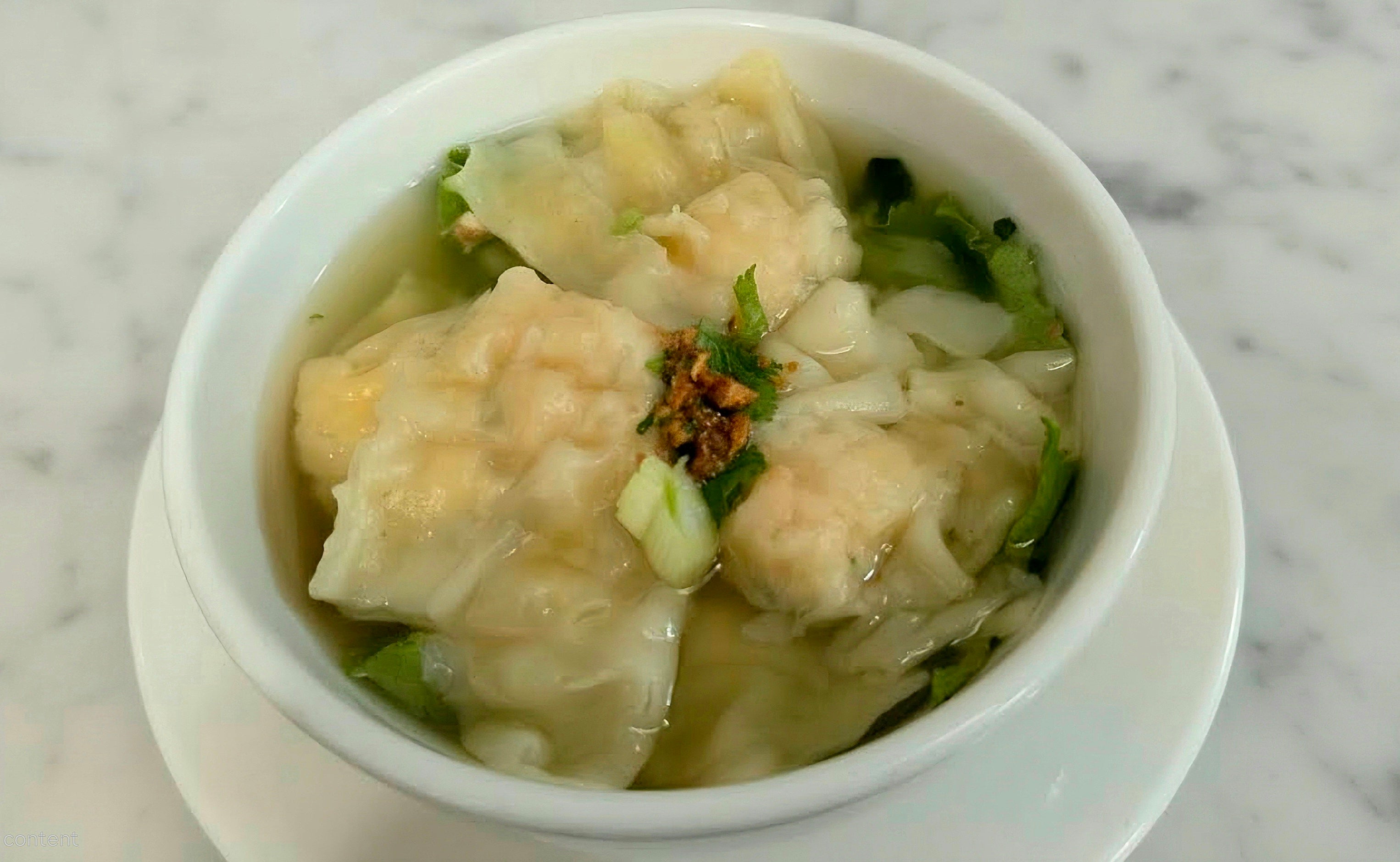 S-6 SHRIMP WONTON SOUP