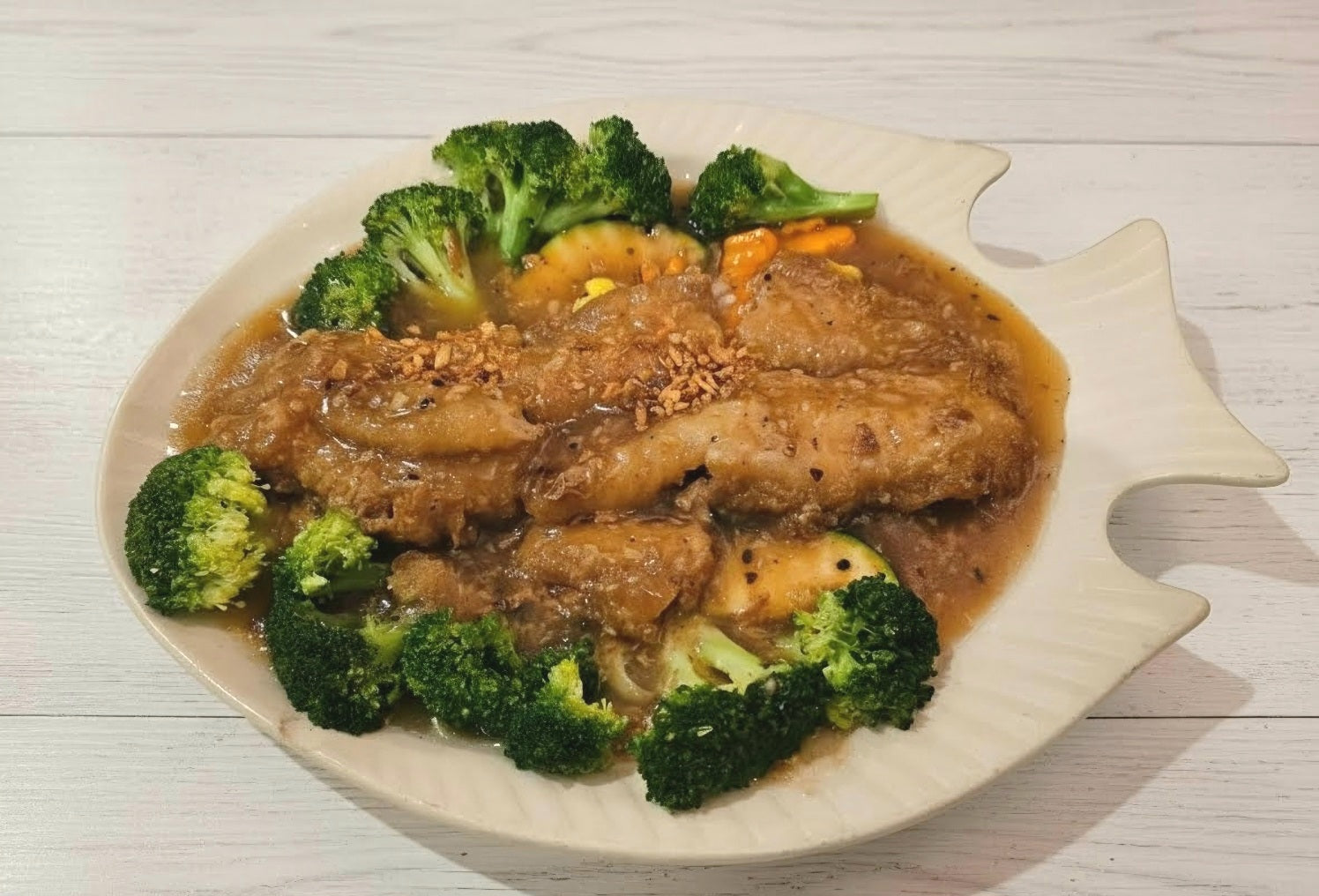 E - 15 GARLIC FISH