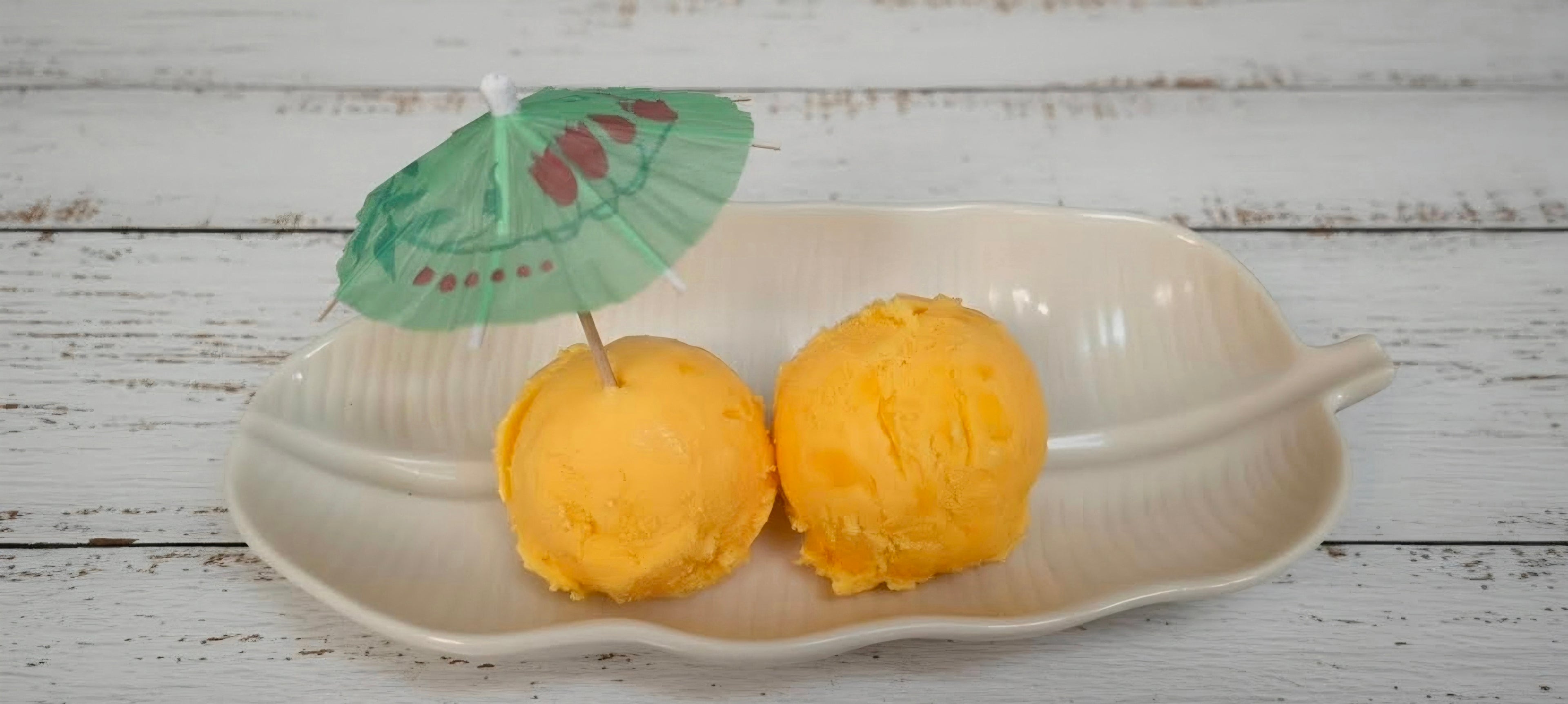 D - 2 HOME-MADE MANGO LIME ICE CREAM