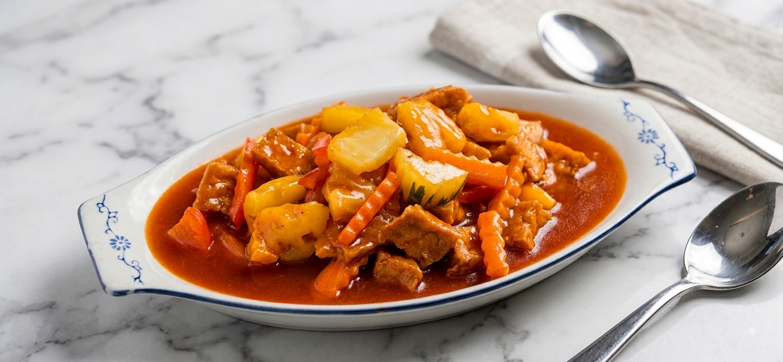 V - 9 SWEET 'N SOUR TOFU